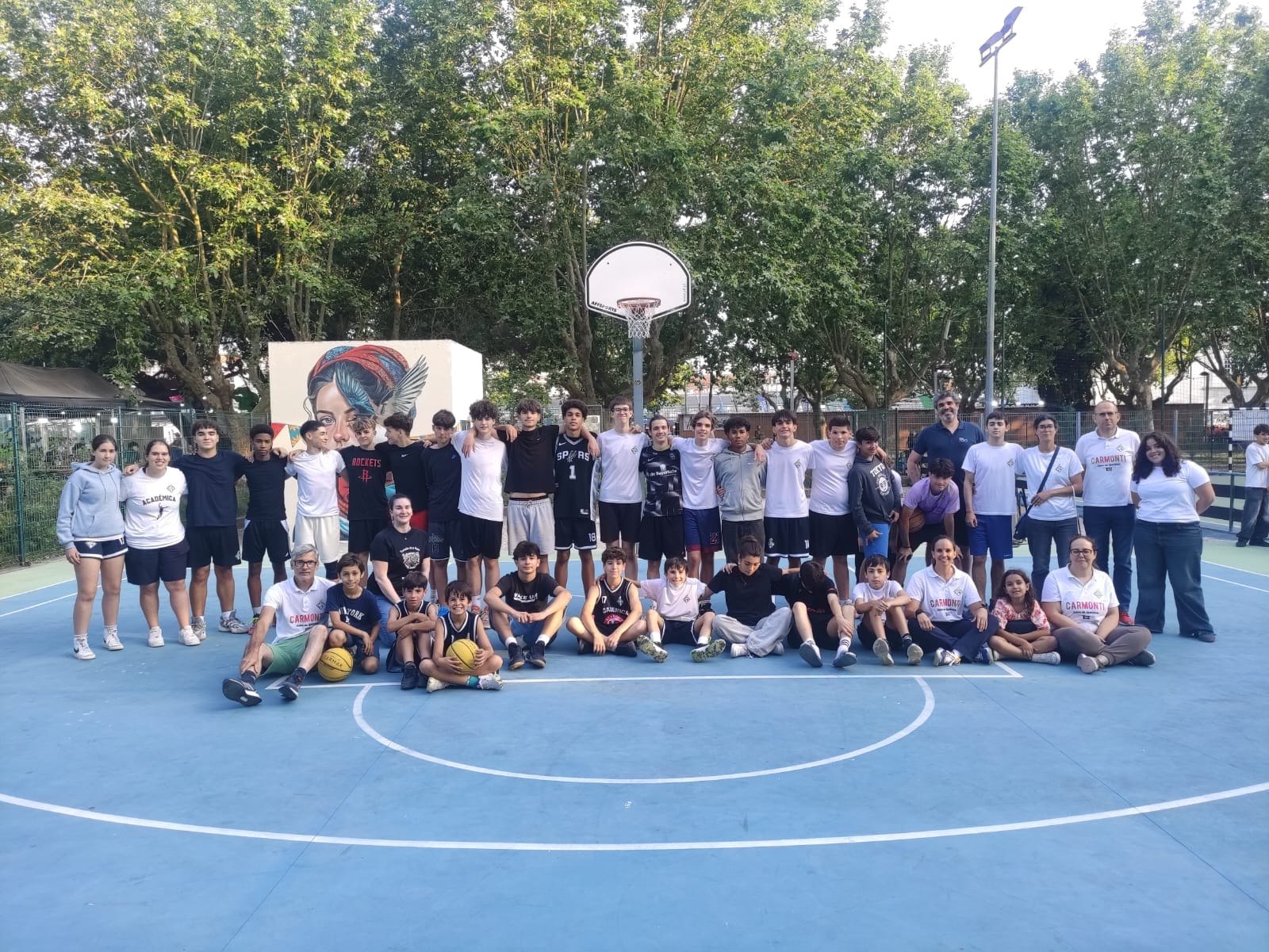 Treino de Basquetebol na AAP